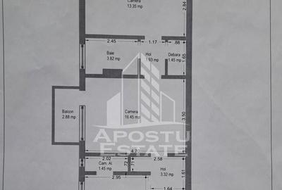 Apartament cu 2 camere semidecomandat, mobilat în Tipografilor - 7