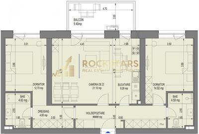 Apartament 3 Camere | 83 mpu | Nusco City Park | Balcon 9.4 mp - 24