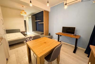 Garsonieră semidecomandată, mobilată în Băneasa