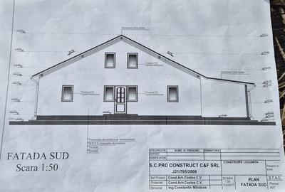 Caciulati, vanzare casa 3 camere la rosu, 1.000mp teren - 2