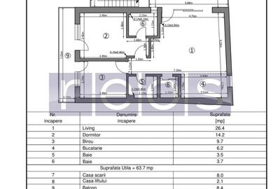 Apartament cu 3 camere decomandat în Dorobanți - 11