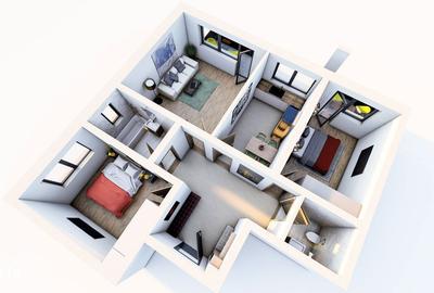 Apartament cu 3 camere în Central - 9