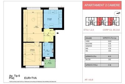 Apartament 2 camere decomandat, zona linistita !!! - 3