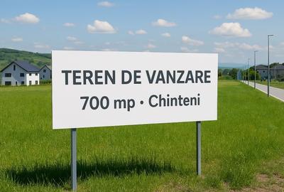 Teren de 700 mp cu PUZ aprobat - Chinteni