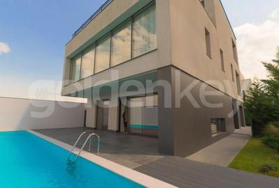 Vila minimalista cu piscina | finisata premium | Scoala Americana