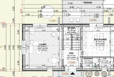 Vila 5cam-indiv la calcan-perete propriu/centru Popesti L... - 7