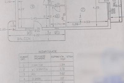 Apartament cu 3 camere decomandat în Găvana - 11