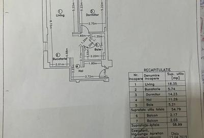 Apartament 2 camere transformat în 3 | Bloc 2019 cu lift | Mobilat & utilat - 13