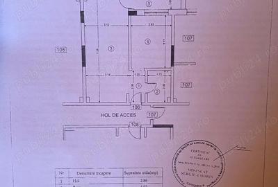 Apartament cu 2 camere decomandat în Central