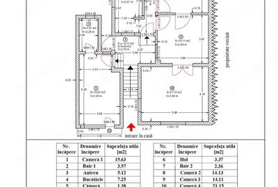 Casă cu Teren 287 Mp în Central - 2