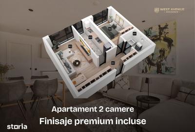 Apartament cu 2 camere decomandat în Militari - 1