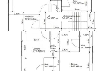 Casă individuală cu 16 camere cu Canalizare în Zorilor - 60