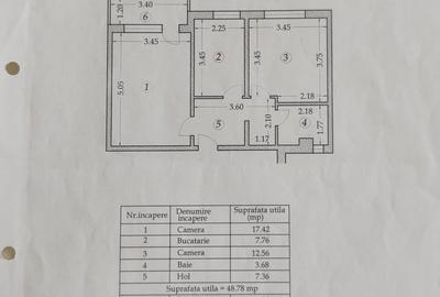 Apartament cu 2 camere în Casa de Cultură - 1