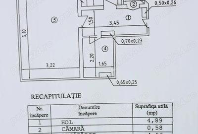 Garsonieră decomandată în Central - 1