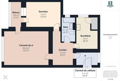 Apartament cu 2 camere decomandat, mobilat în Ultracentral - 7