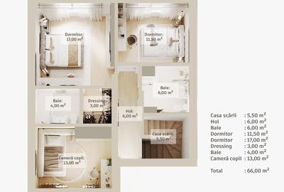Casa Moderna Individuala  cu 4 camere+Mansarda -Prel.Ghencea - 10