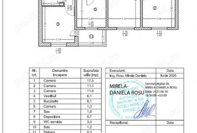 Apartament cu 3 camere semidecomandat în Olteniței - 13