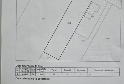 Teren de 1000 mp, în Potoceni - 2