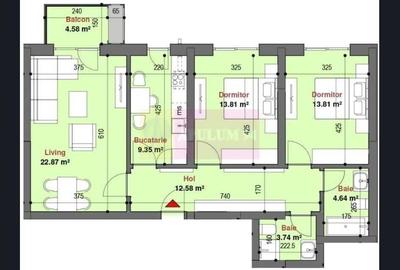 Apartament cu 3 camere decomandat în Timișoara - 8