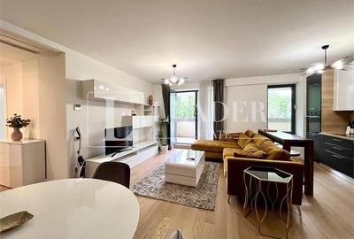 Apartament cu 3 camere semidecomandat, mobilat în Barbu Văcărescu