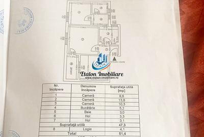 Apartament cu 3 camere semidecomandat în Mărăței - 3