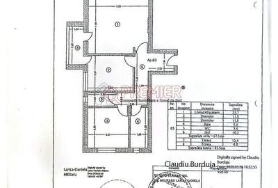 Apartament cu 3 camere în Central