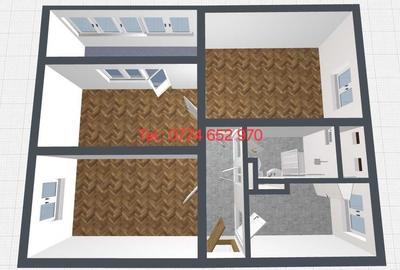 Apartament cu 3 camere decomandat în Județean - 3