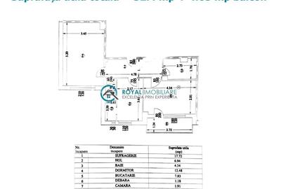 Apartament cu 2 camere decomandat în Ultracentral