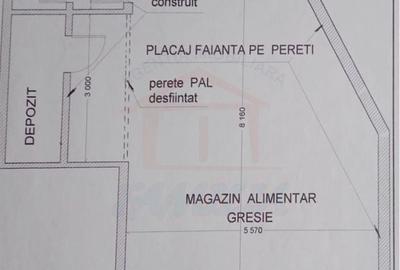 Spațiu comercial, de 53 mp, în Central