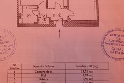 Apartament cu 2 camere decomandat în Exterior Nord