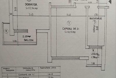 Apartament cu 2 camere decomandat în Central - 1