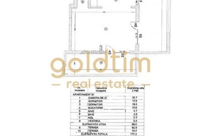 Apartament cu 3 camere semidecomandat, mobilat în Pipera - 36