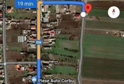 Teren extravilan de 500 mp, în Corbu