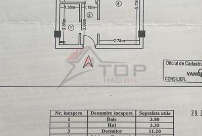 Apartament cu 2 camere în Lunca Cetățuii
