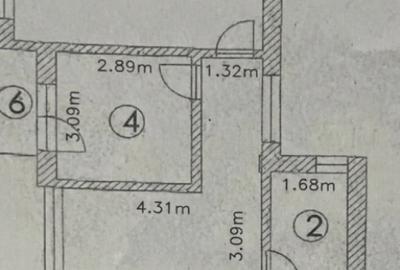 Apartament cu 3 camere decomandat în Mărăști