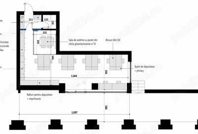 Spatiu ultracentral la pietonala pentru de tip co-working 150-200 euro pentru un loc la birou lunar - 7