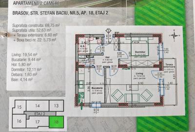 Apartament 2 camere Urban Invest - zona Coresi - 16