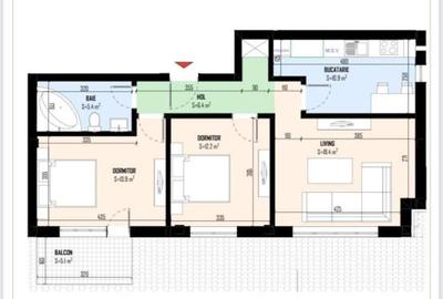 Apartament 3 camere Dezvoltator Safirului - Bragadiru - 3