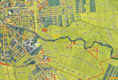 Teren plat, deschidere rau,  Hateg, optiune intravilan - 2