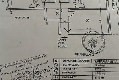 Apartament cu 3 camere decomandat, mobilat în Cornișa - 11