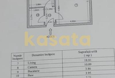 Apartament cu 2 camere decomandat, mobilat în Central - 10