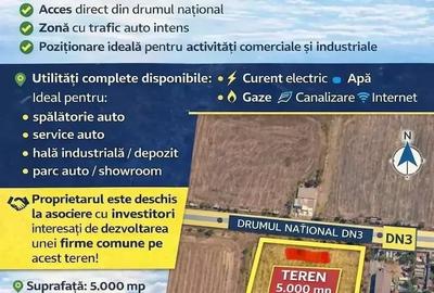 Teren de 5000 mp, în Central