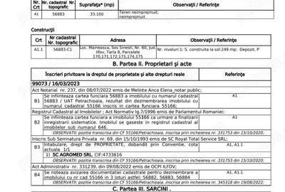 Fosta Ferma Maineasca. Suprafa?a 33100 mp, ideal fabrica ,adapost caini,etc - 2