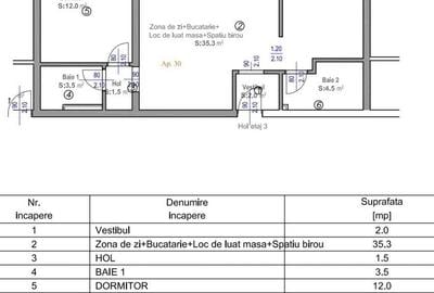 Apartament cu 3 camere în Central - 2