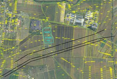 Oportunitate investitie- teren extravilan suprafata de 41.356 mp in Ungheni - 4