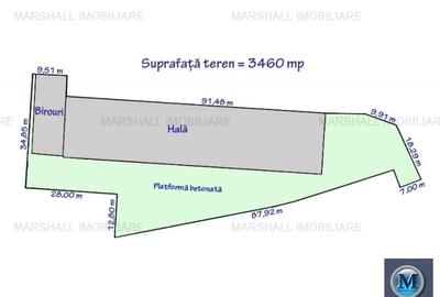 Spatiu industrial de vanzare, zona Sud, 1633 mp #15960 - 12