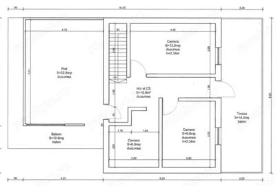 Casă cu 3 camere cu Teren 4873 Mp în Moldovenești - 5