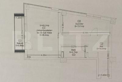 Apartament cu 2 camere semidecomandat în Dâmbul Rotund - 3