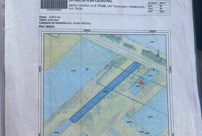 Teren de 4400 mp, în Tărtășești