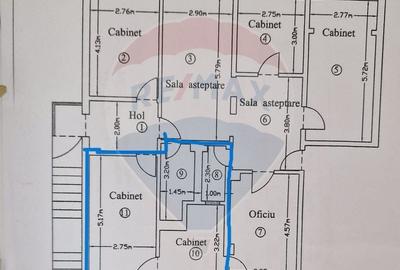 Spațiu comercial, de 22 mp, în Republicii - 3